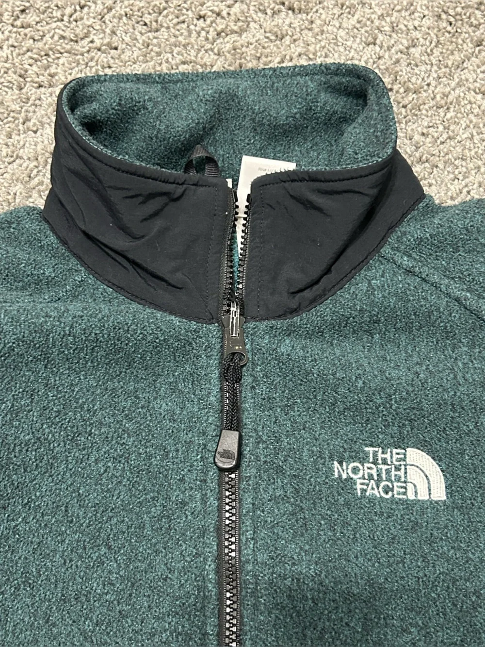 The North Face Men's Teal Full-Zip Fleece Jacket
